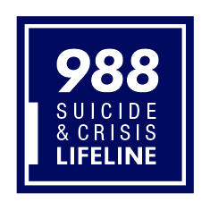 988 Suicide & Crisis Lifeline (English) square